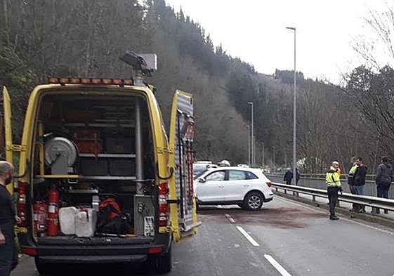 Herida una mujer de 62 años en un accidente en Cangas del Narcea