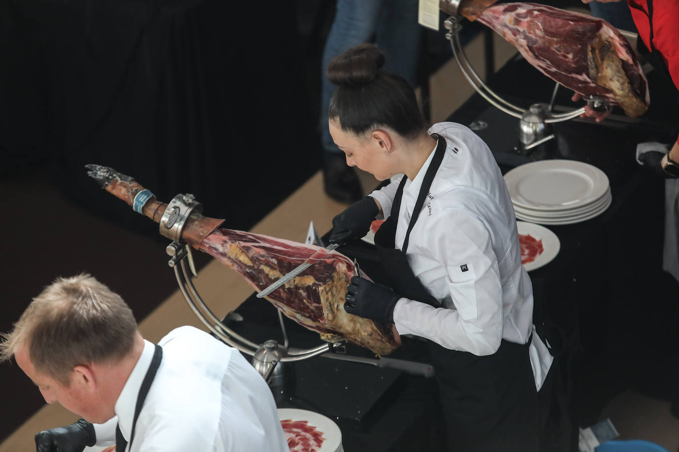 Los mejores cortadores de jamón del país se dan cita en Avilés