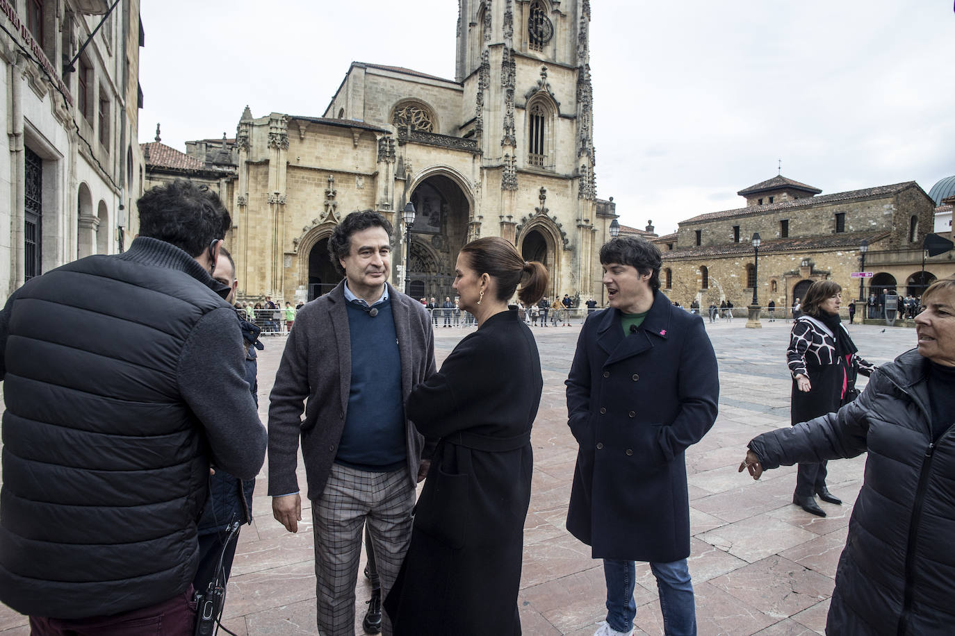 Las imágenes que deja la grabación de Masterchef en Oviedo