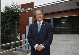 Félix Baragaño, presidente de la Cámara de Comercio.