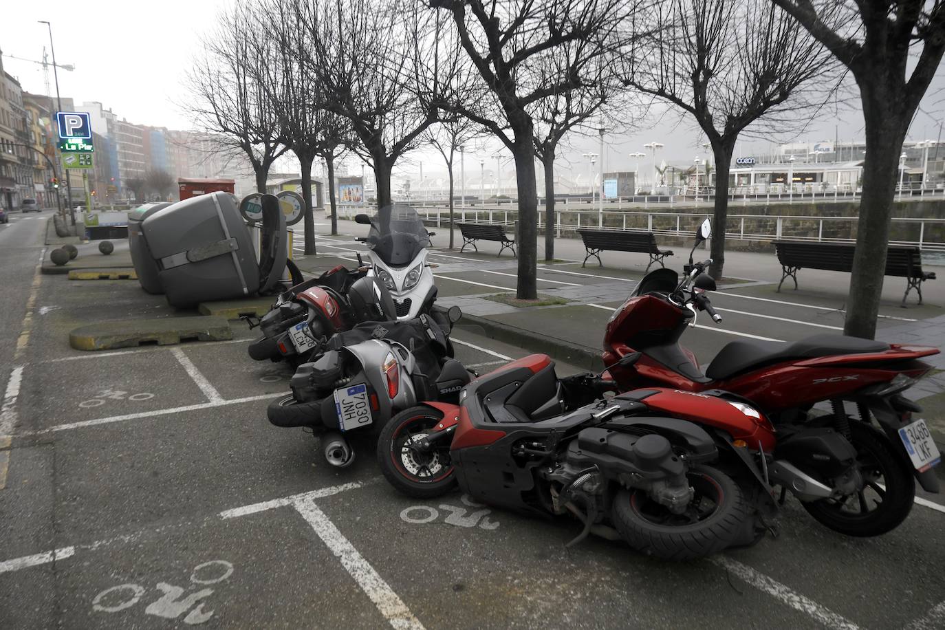 Temporal de viento y lluvia en Asturias: las imágenes de la borrasca &#039;Louis&#039;