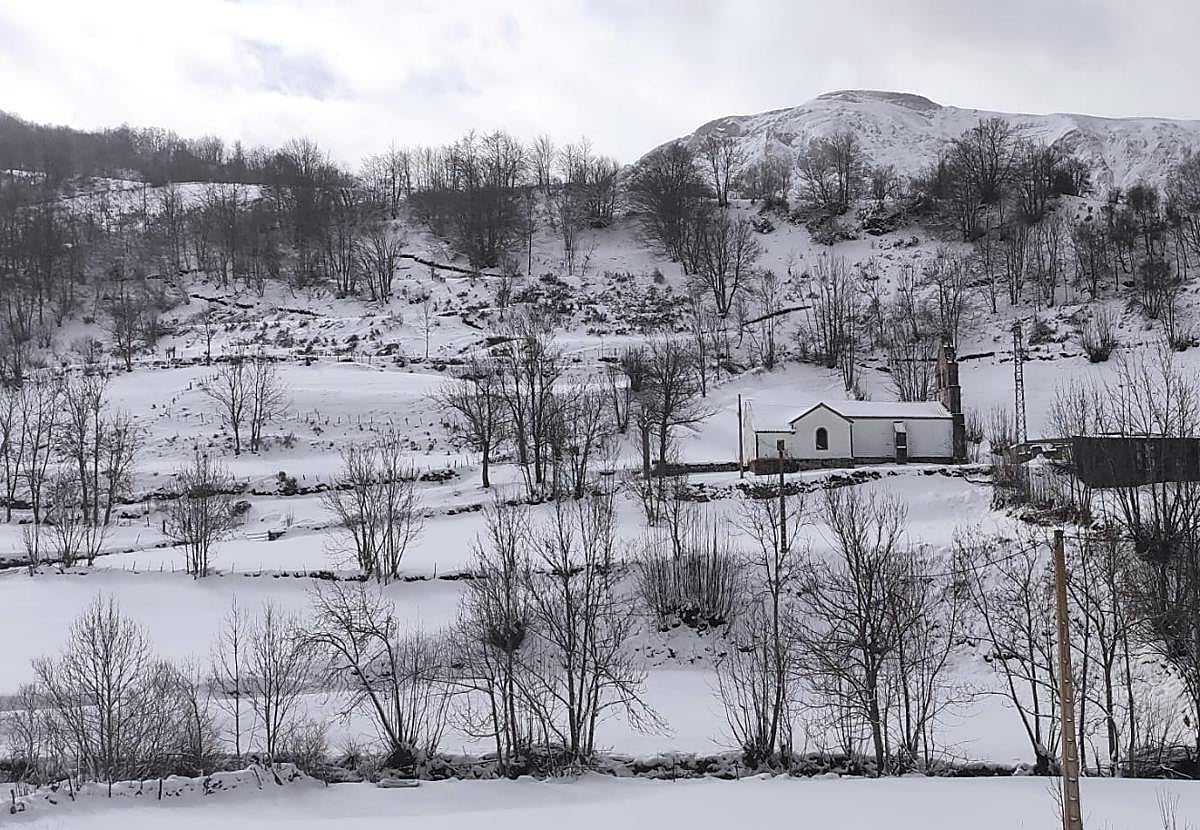 Valle del Lago, en Somiedo, esta mañana.