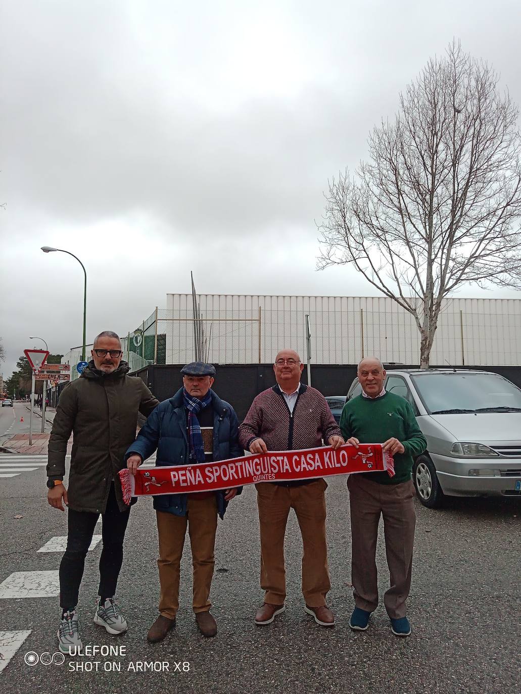 La afición del Sporting, preparada para el partido ante el Burgos