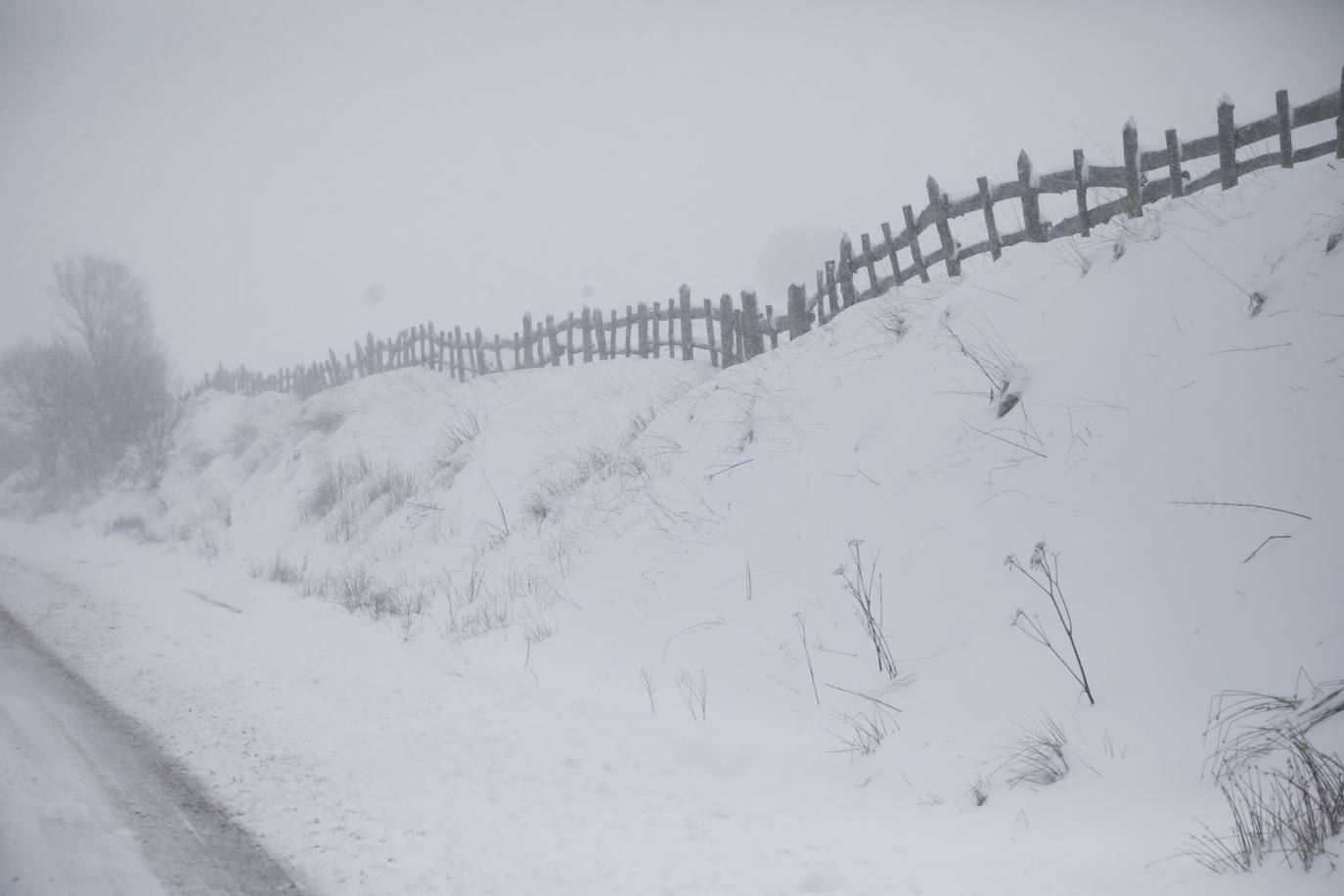 Lluvia, viento y nieve: el temporal &#039;Mónica&#039; pone a Asturias en alerta