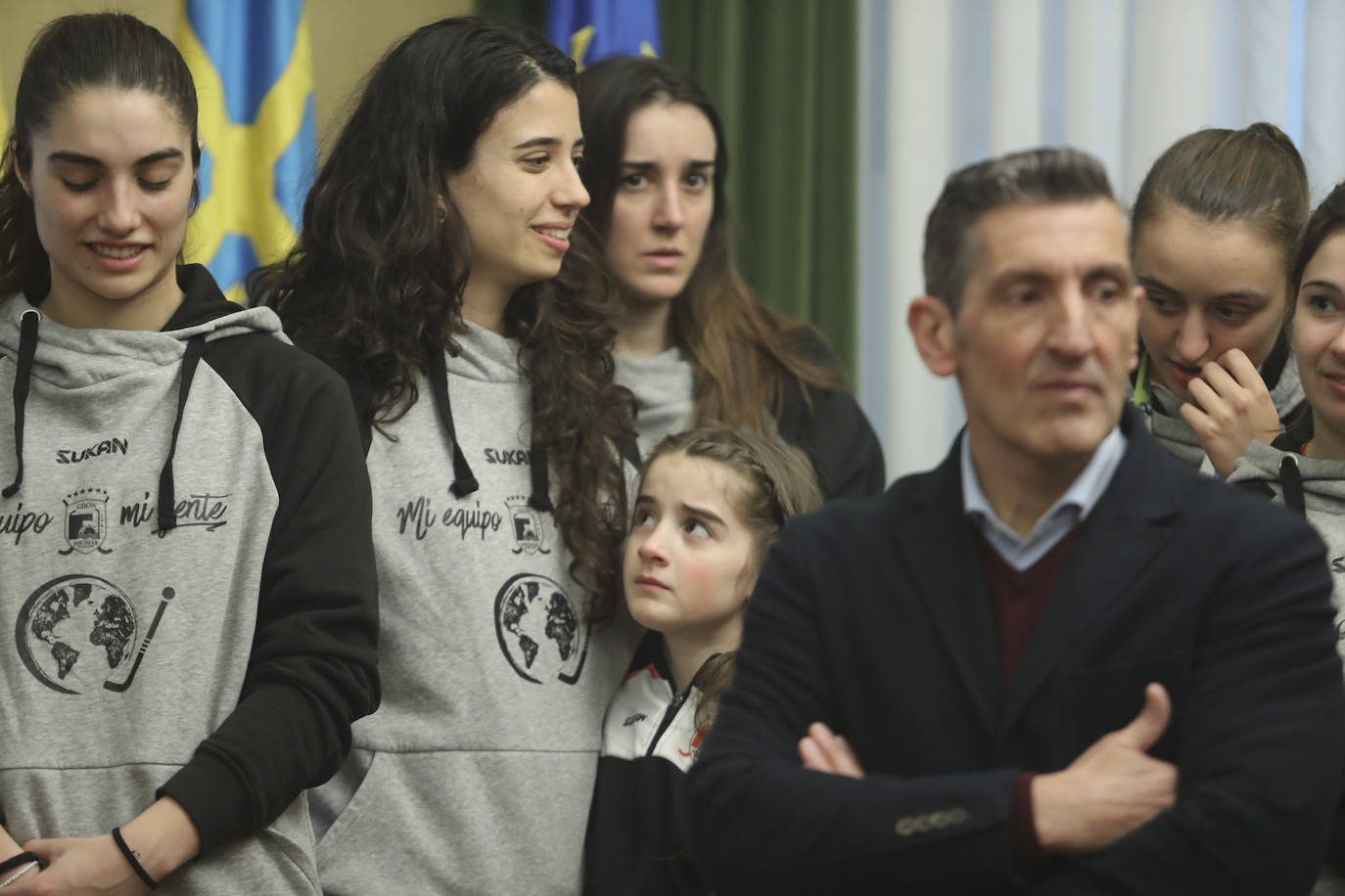 Gijón homenajea a las campeonas del mundo