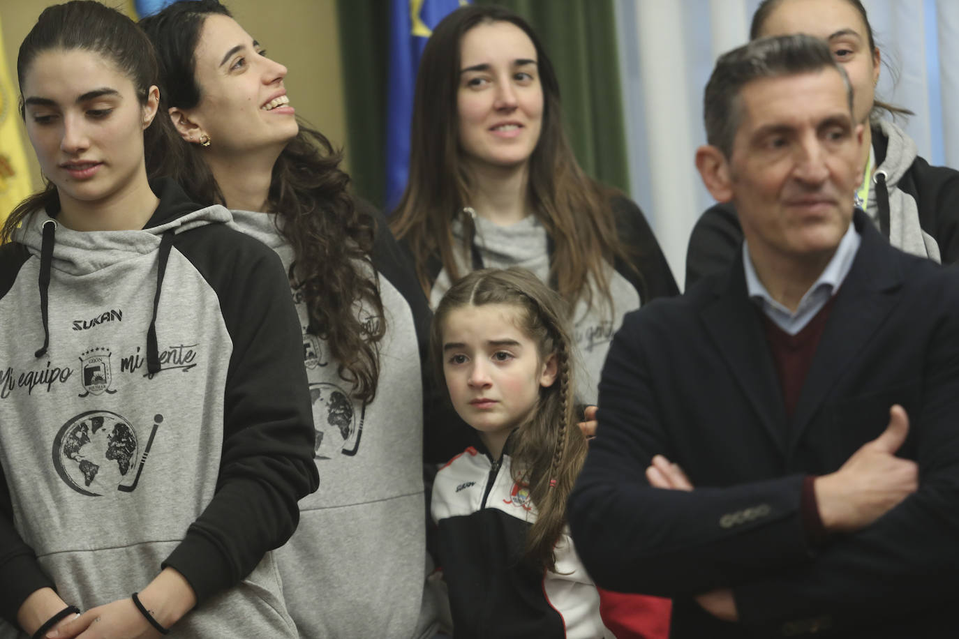 Gijón homenajea a las campeonas del mundo