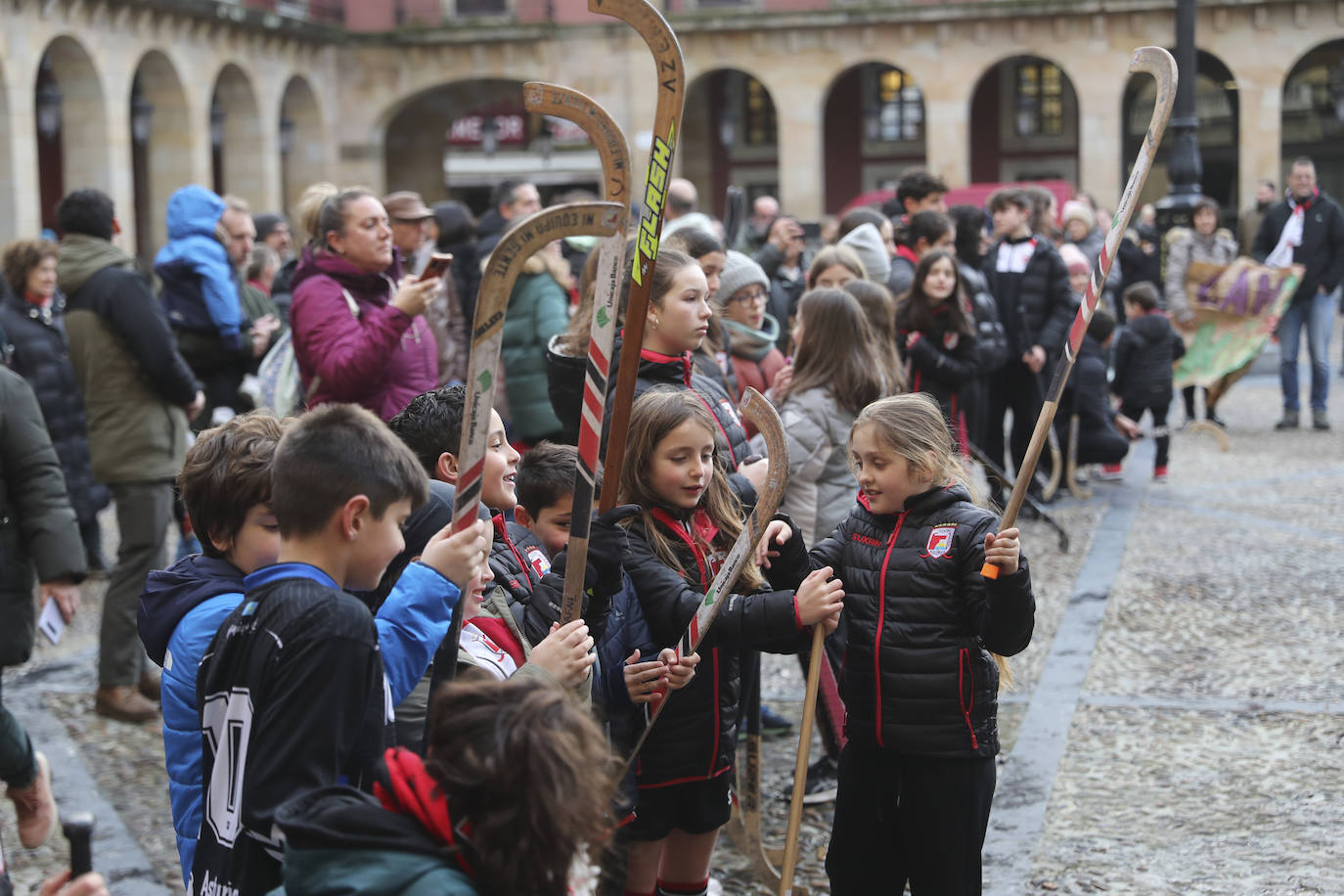 Gijón homenajea a las campeonas del mundo