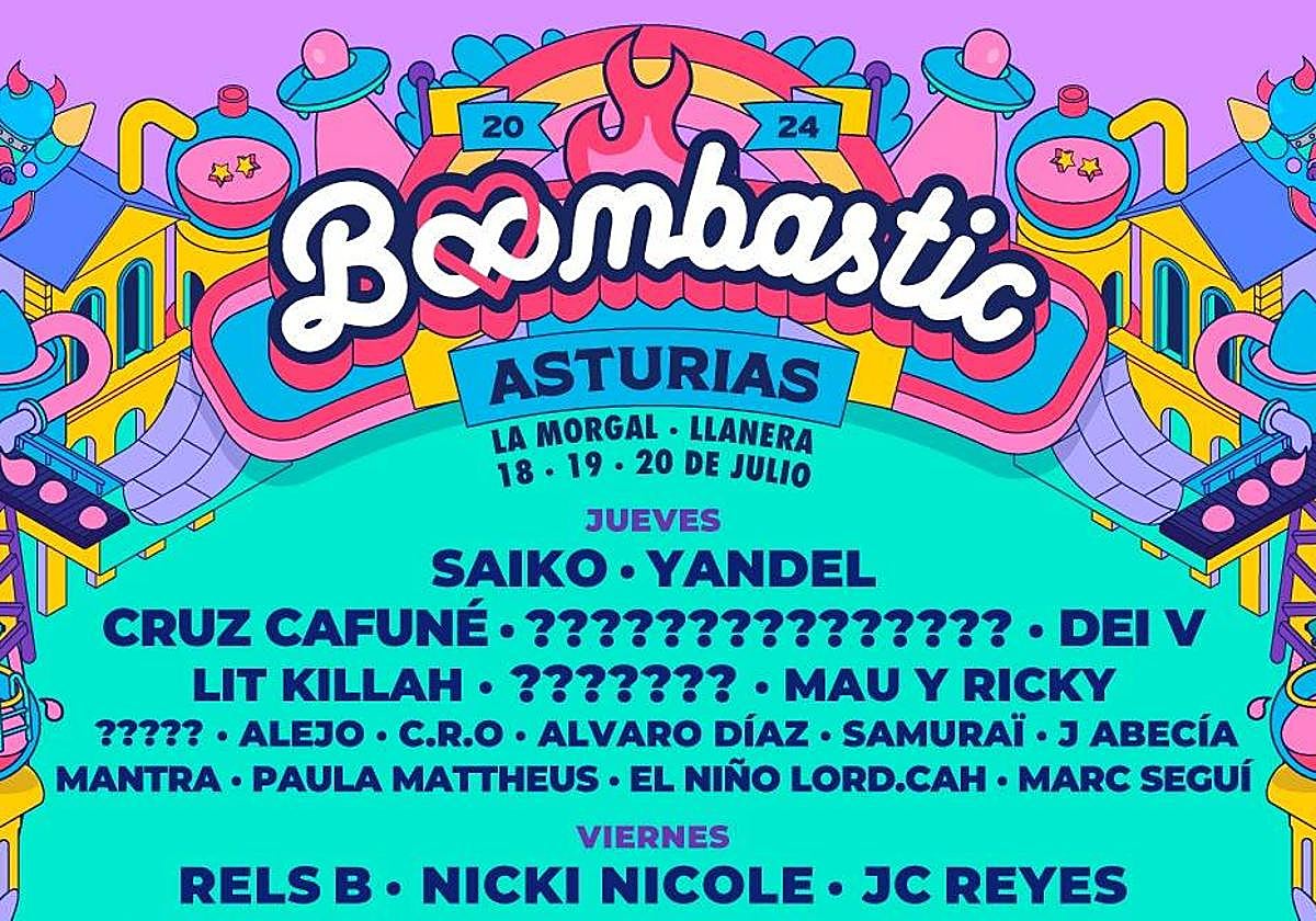 El cartel del Boombastic.