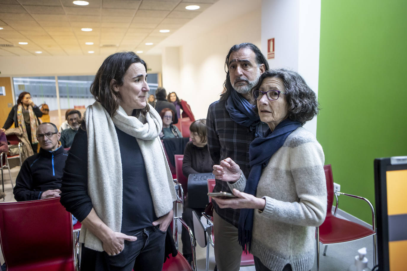 Un instante durante la charla de Médicos Sin Fronteras.