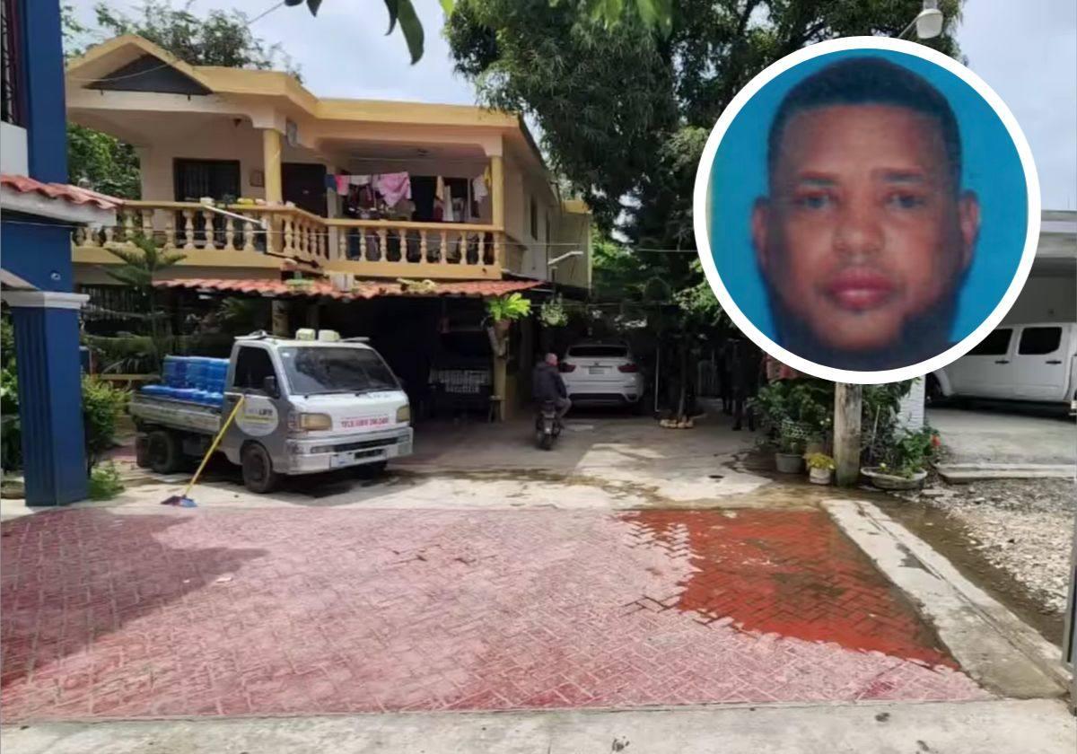 La muerte se habría producido en el patio de la casa familiar de Fransy Lizardy Martínez Taveras, en la imagen de arriba.