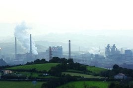 La factoría de Arcelor de Gijón concentraría la mayor parte de las inversiones anunciadas por Arcelor dentro de su plan verde en España.