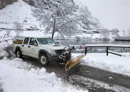 Lluvia, frío y nieve: las imágenes que deja el temporal en Asturias este sábado