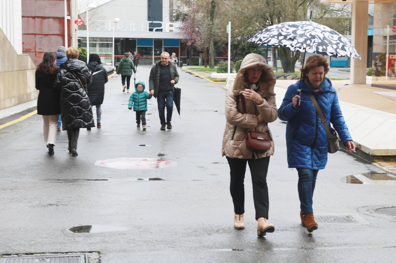 Lluvia, frío y nieve: las imágenes que deja el temporal en Asturias este sábado