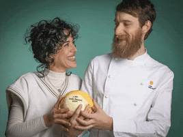 Lola Palacio e Iñaki Gómez, de Alenda; y Bruno Lombán, de Quince Nudos.