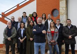 De arriba a abajo y de izquierda a derecha: Daniel García Pazos, Begoña López Ferrer, Jorge del Río Pellón, Pedro Barbillo Alonso, Silvia Valdés Álvarez-Buylla, María Rodríguez Duarte, Miguel Ángel Gil Ruiz, José Luis Palacios Martín, Vanesa Rodrigo González, Sarah Abu-Albar Sánchez, José CarlosFernández Sarasola, Ana Palacios Jiménez, Juan Ansedes García, y Pelayo Palacio Arce.