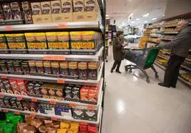 Supermercado en Avilés.