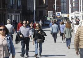 Sol y veinte grados en un jueves primaveral en Asturias