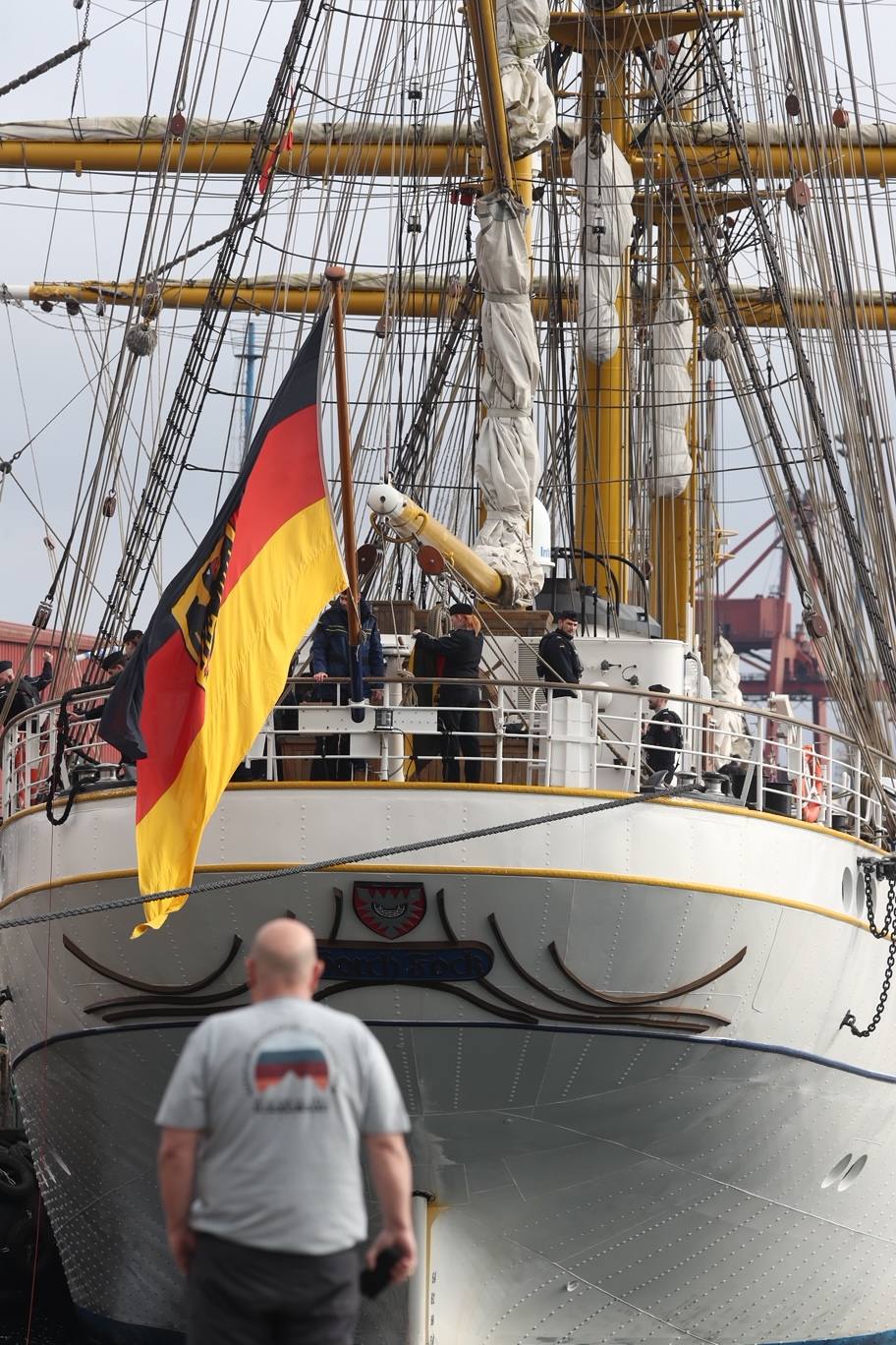 El buque escuela alemán &#039;Gorch Fock&#039; llega a Gijón