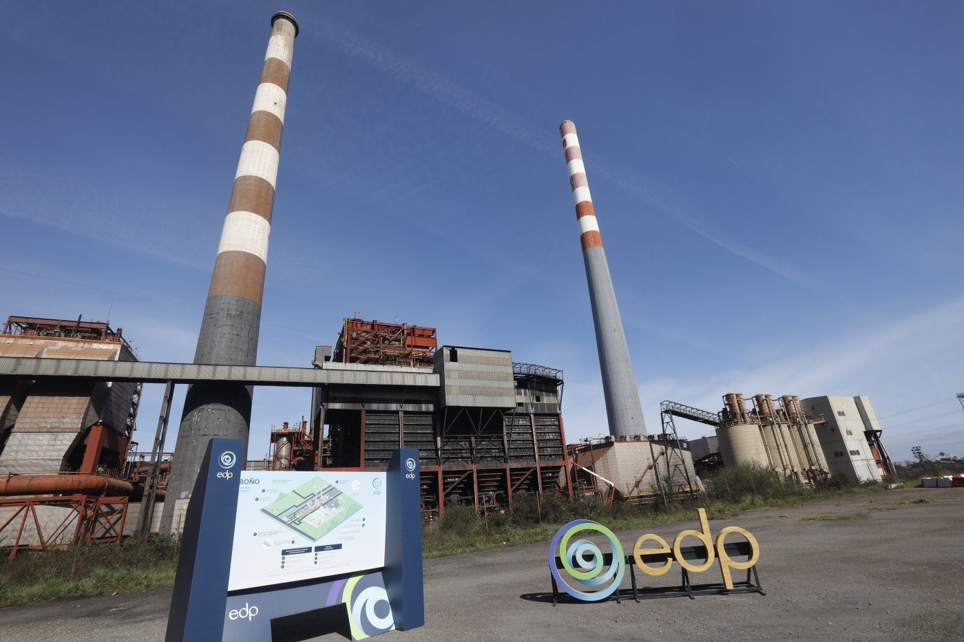 Zona de la térmica en la que se empezará a instalar el proyecto de hidrógeno.