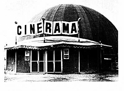 Cúpula del Cinerama que estuvo en Gijón.