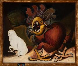 'Alegoría del bien y el mal', óleo sobre lienzo, 1939.