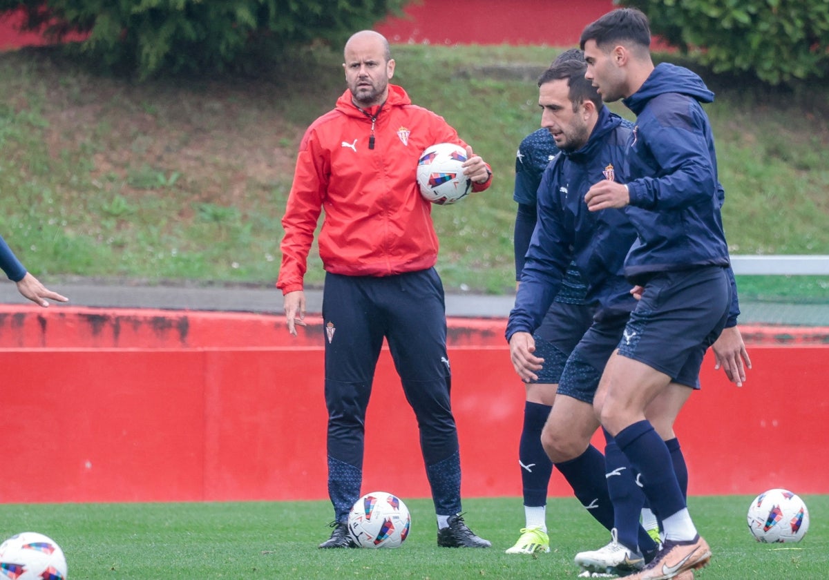 Ramírez, esta semana, en la preparación del partido contra el Amorebieta.