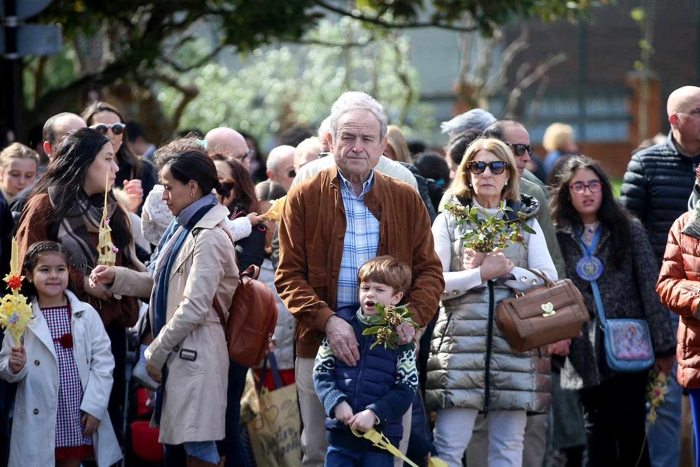Asturias abre la Semana Santa con un multitudinario Domingo de Ramos