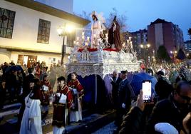 La imagen de Nuestro Padre Jesús de la Sentencia, recientemente restaurada. FOTOS: ALEX PIÑA