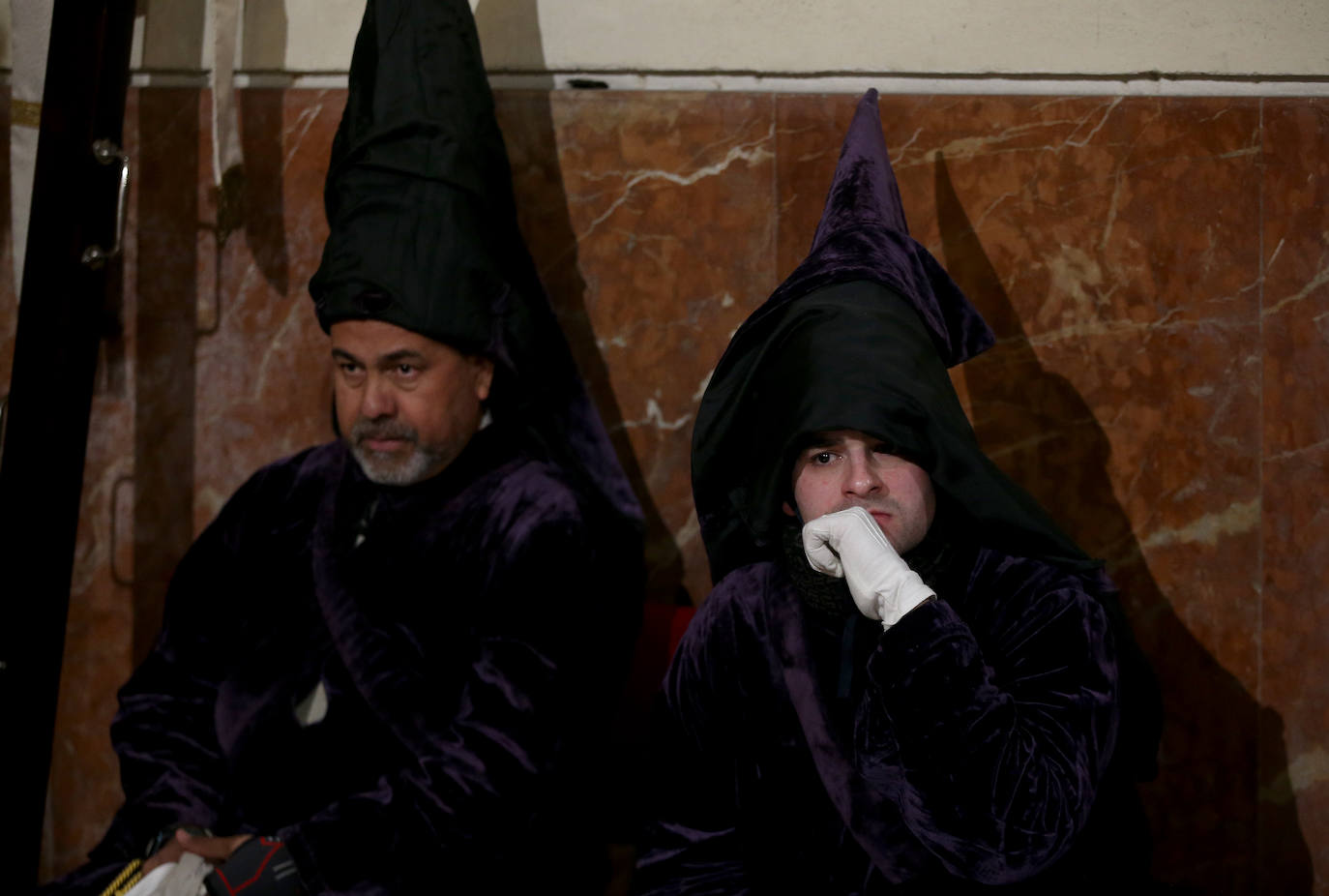 La procesión de El Nazareno de Oviedo no pudo salir por la lluvia