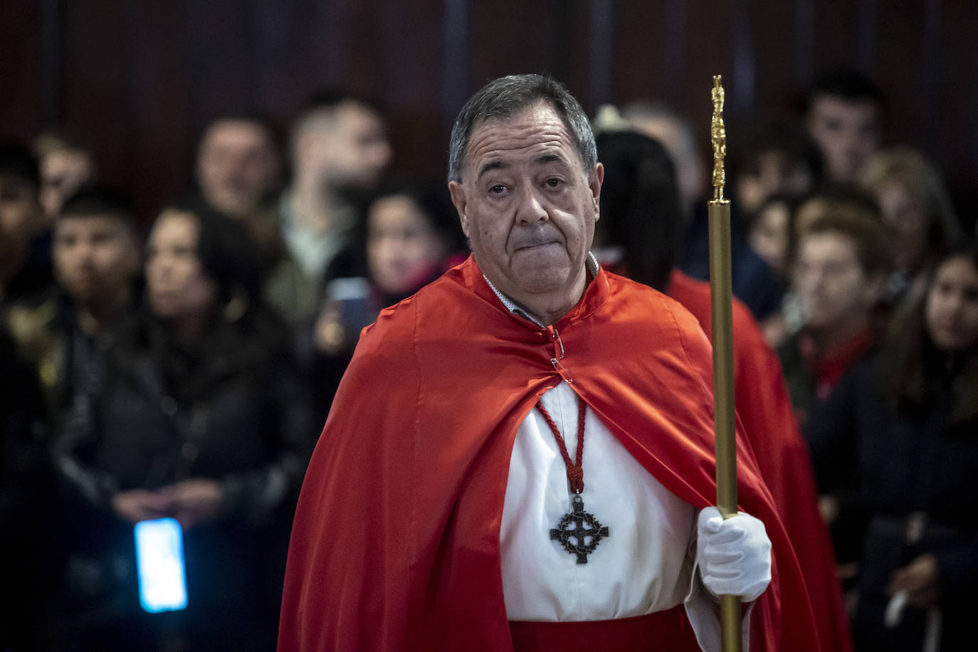 Jesús Cautivo procesiona dentro de la basílica de San Juan