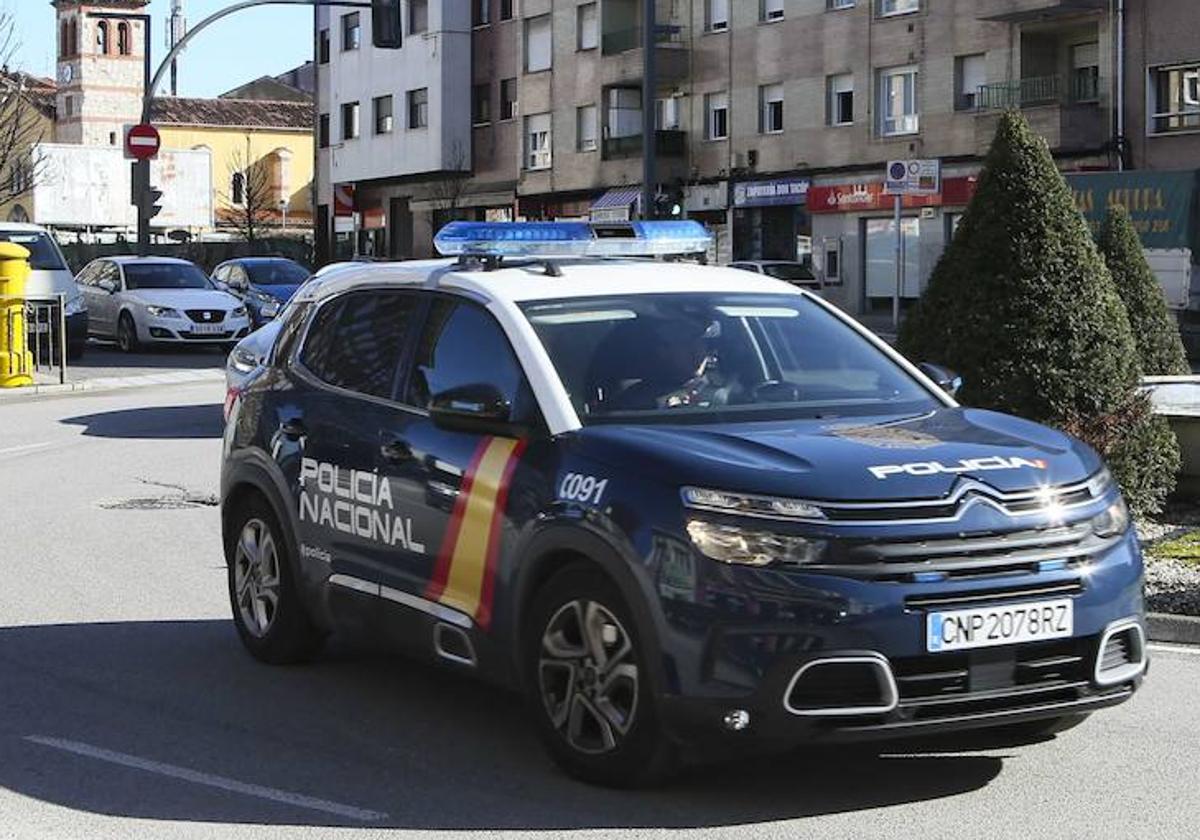 Un coche de la Policía Nacional.