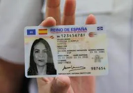 Documento Nacional de Identidad en España.