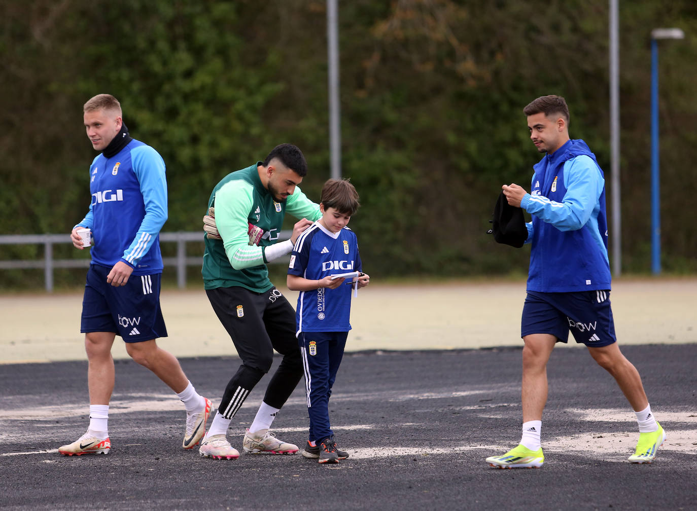 Entrenamiento del Oviedo (02/04/24)