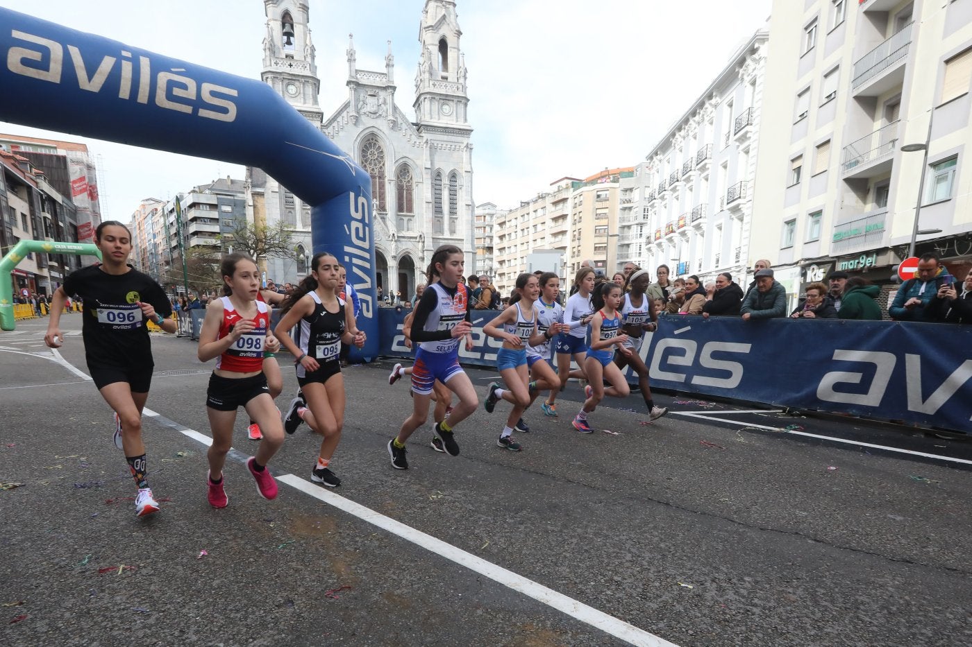 Salida de una de las pruebas femeninas.
