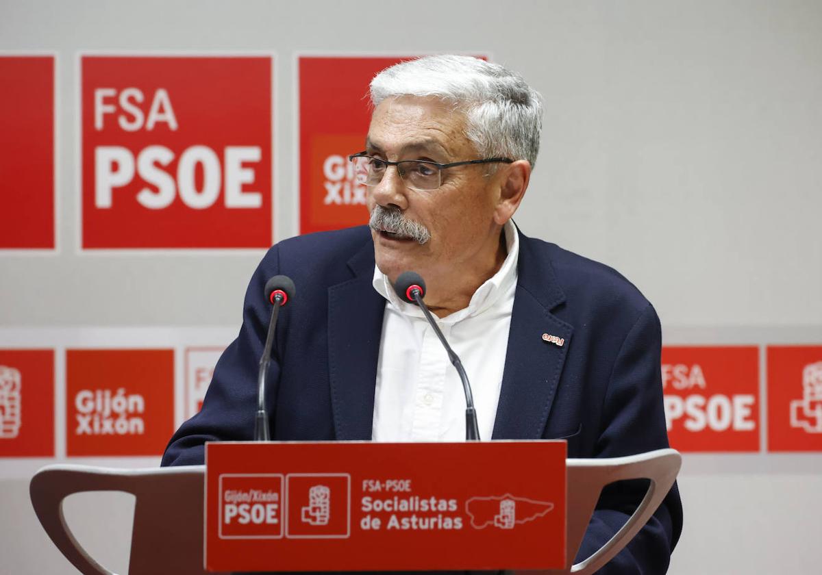 El portavoz del PSOE, Luis Manuel Flórez, 'Floro'.