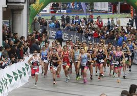 La pasada edición del Campeonato de España de Duatlón en Avilés.