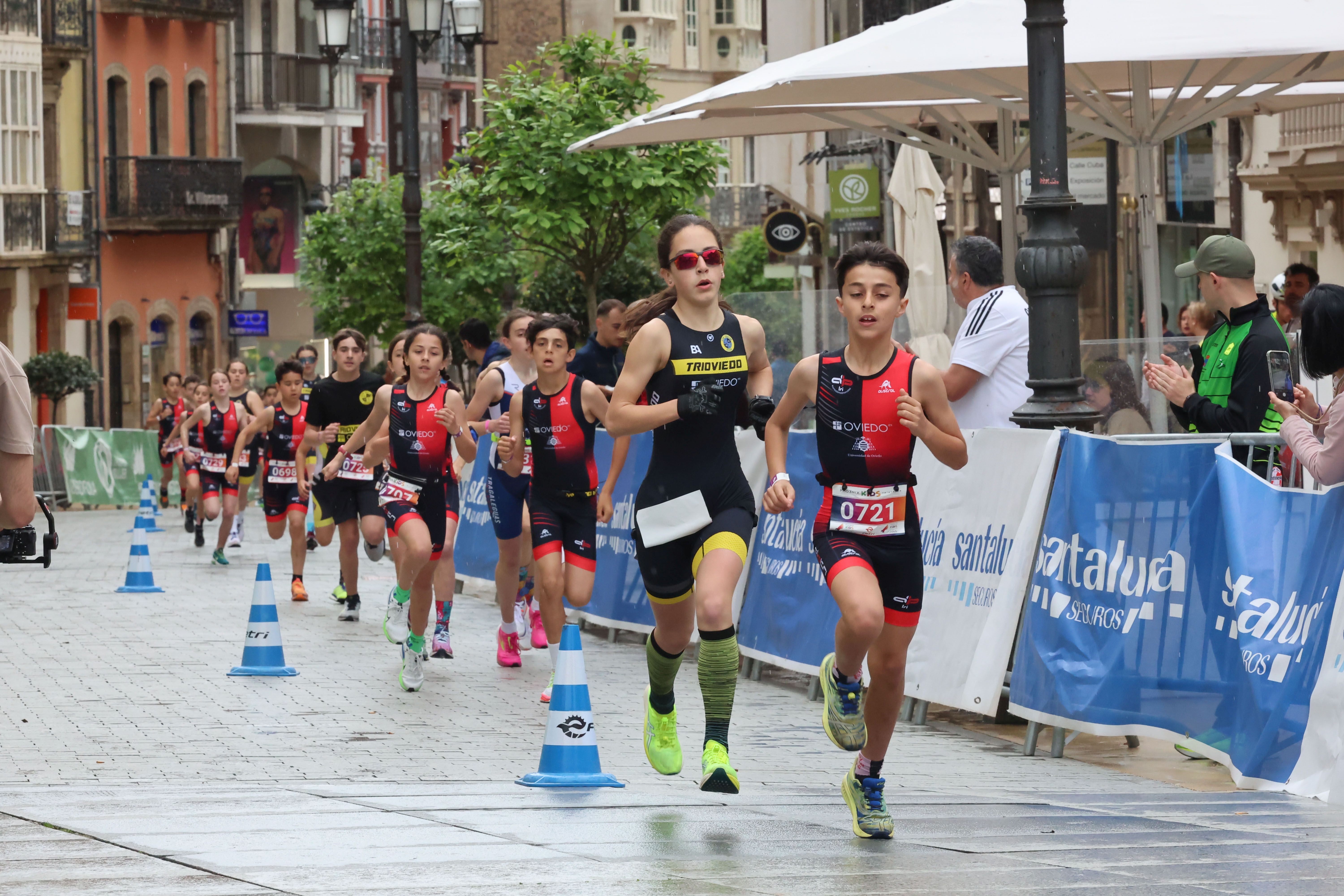 Las imágenes que deja la primera jornada del Duatlón en Avilés