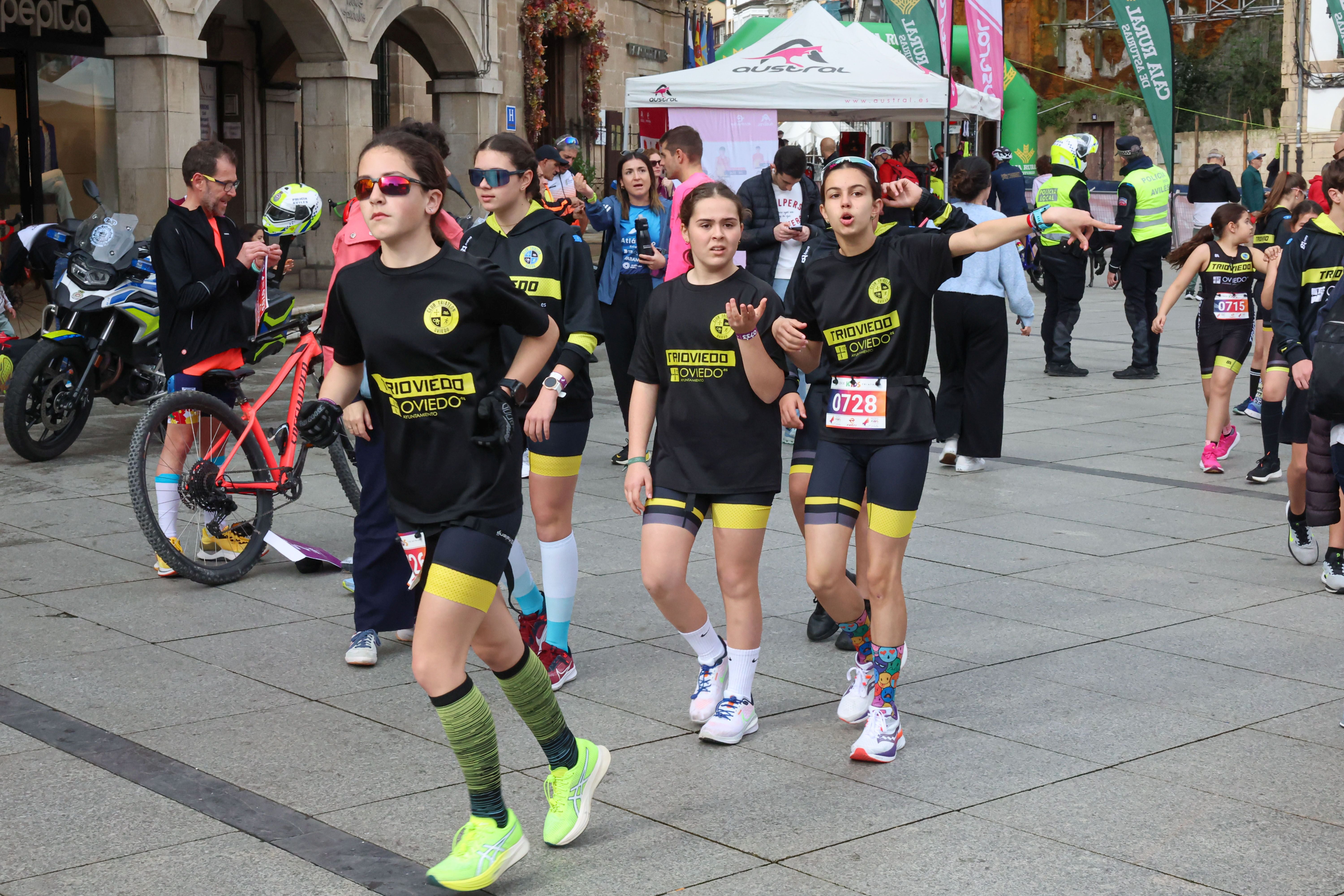 Las imágenes que deja la primera jornada del Duatlón en Avilés