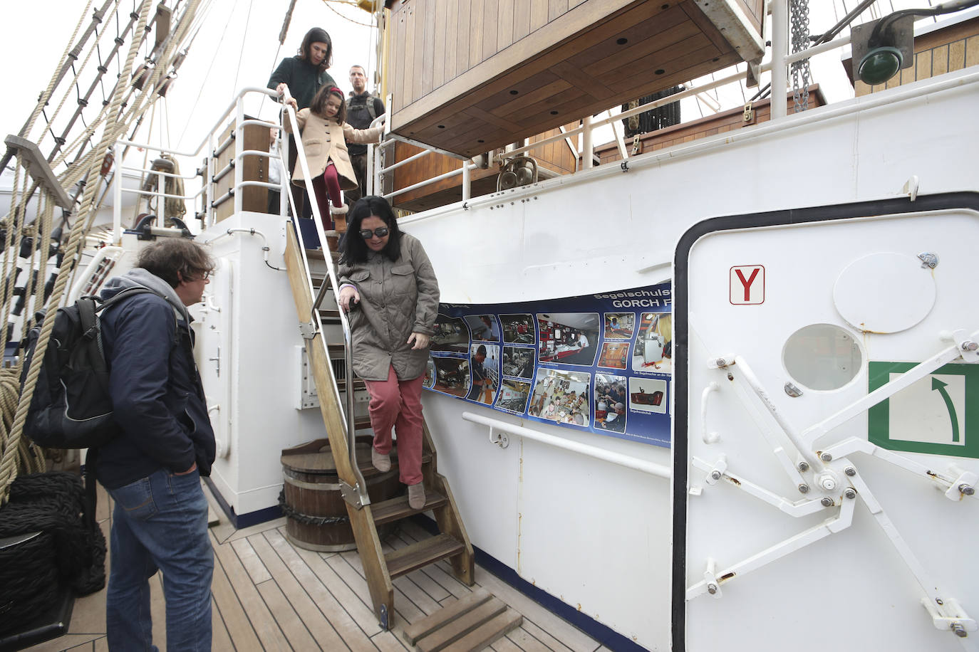 Gijón se despide del buque &#039;Gorch Fock&#039;