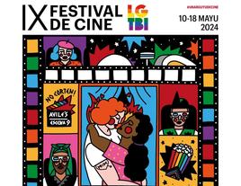 El colorista cartel del IX Festival LGTBI del Centro Niemeyer.