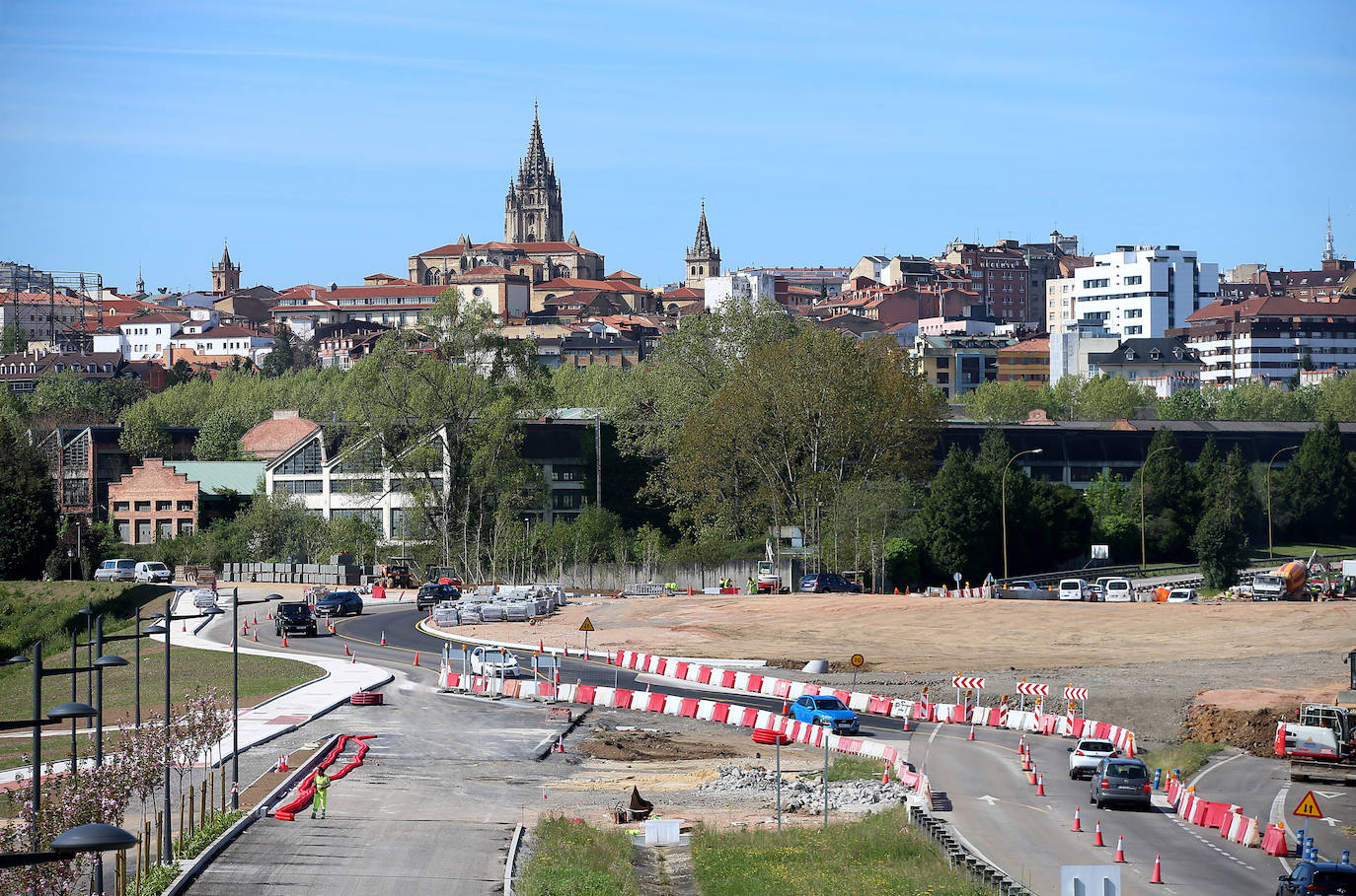 Así está siendo la transformación de la entrada de Oviedo