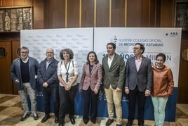 Antonio Fernández, José María Fernández, Carolina Ruano, Montserrat Bango, Jesús Rodríguez, José Miguel Álvarez y Sonia Goyanes.