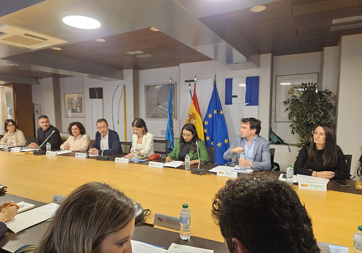 Consejo Interterritorial de Juventud, que tuvo lugar en el Palacio de los COndes de Toreno, con la presencia de la ministra de Juventud Sira Rego.