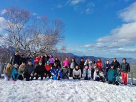 Convivencia. PajaresFoto de familia del grupo.