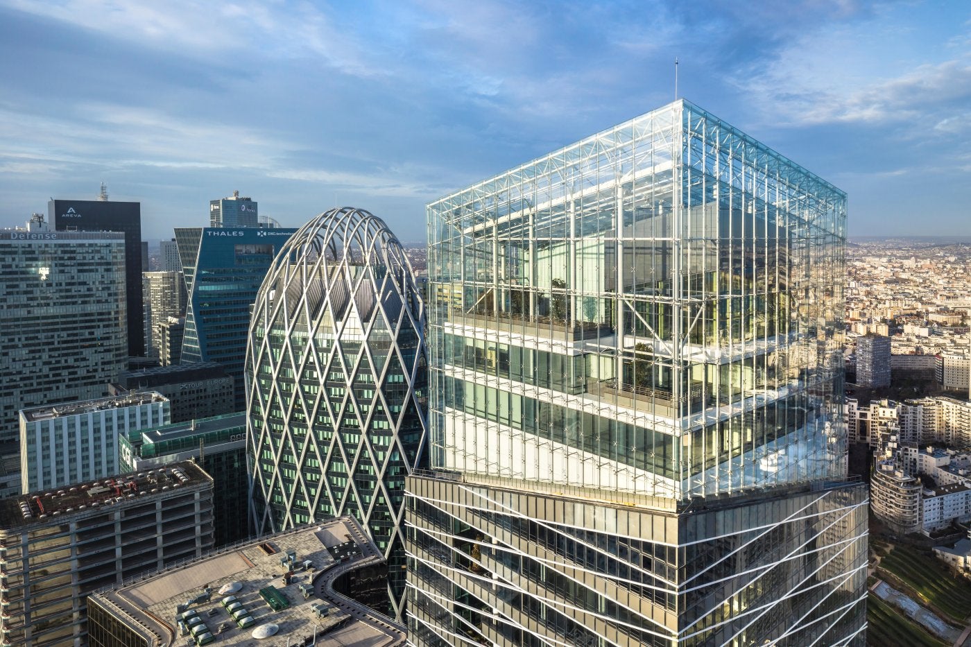 Sede central de la multinacional francesa Saint-Gobain en París.