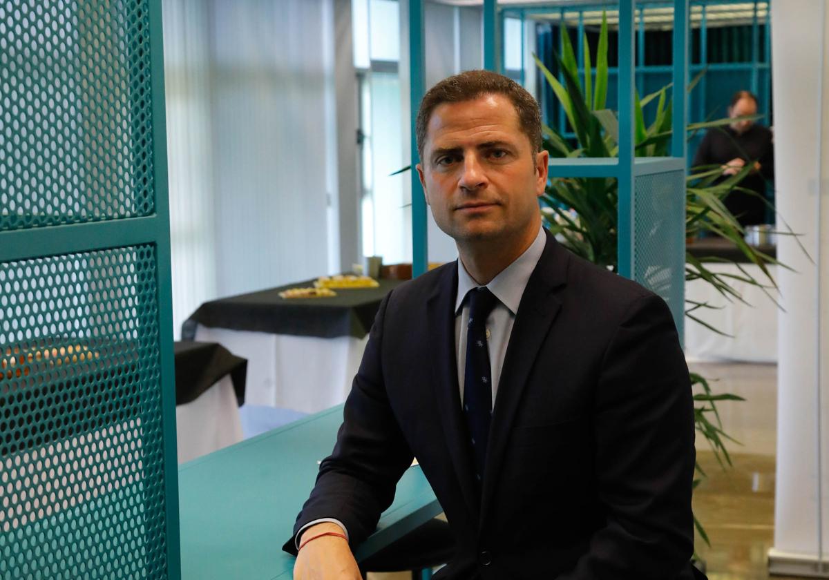 Borja Cabezón, en las instalaciones del Parque Científico Tecnológico de Gijón, donde asistió a la entrega de los Premios Emprende XXI.