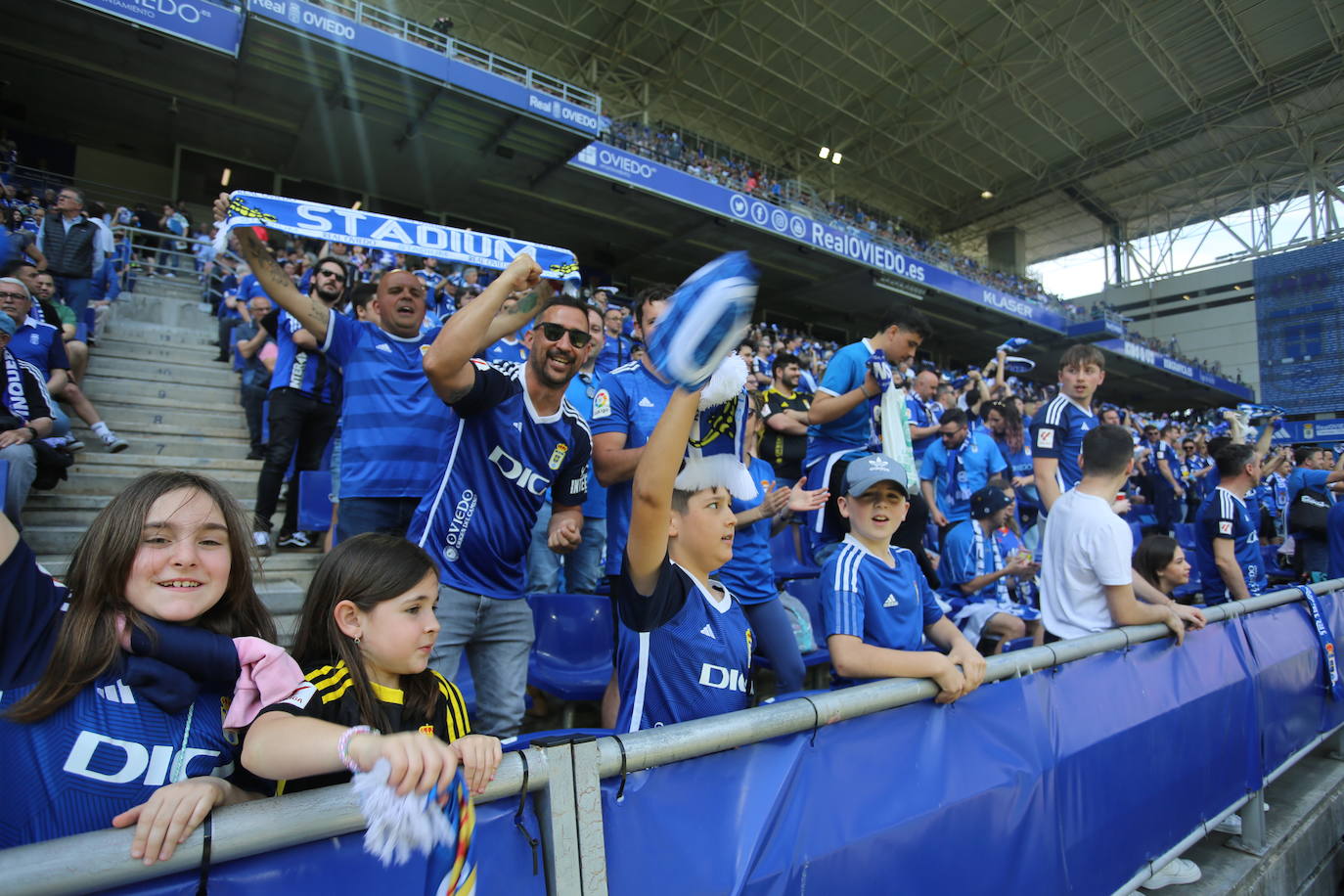 ¿Estuviste en el Real Oviedo - Mirandés? ¡Búscate en el Tartiere!