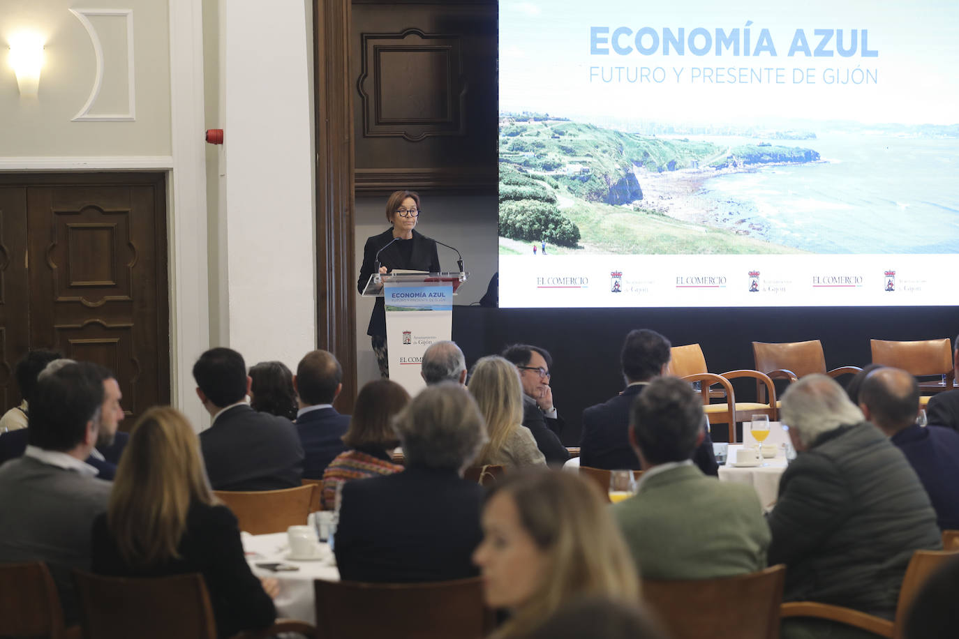 El presente y el futuro de la economía azul en Gijón, en imágenes