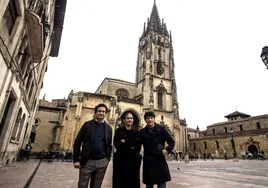 El jurado de 'Masterchef', durante el rodaje en Oviedo de la edición que se está emitiendo actualmente.