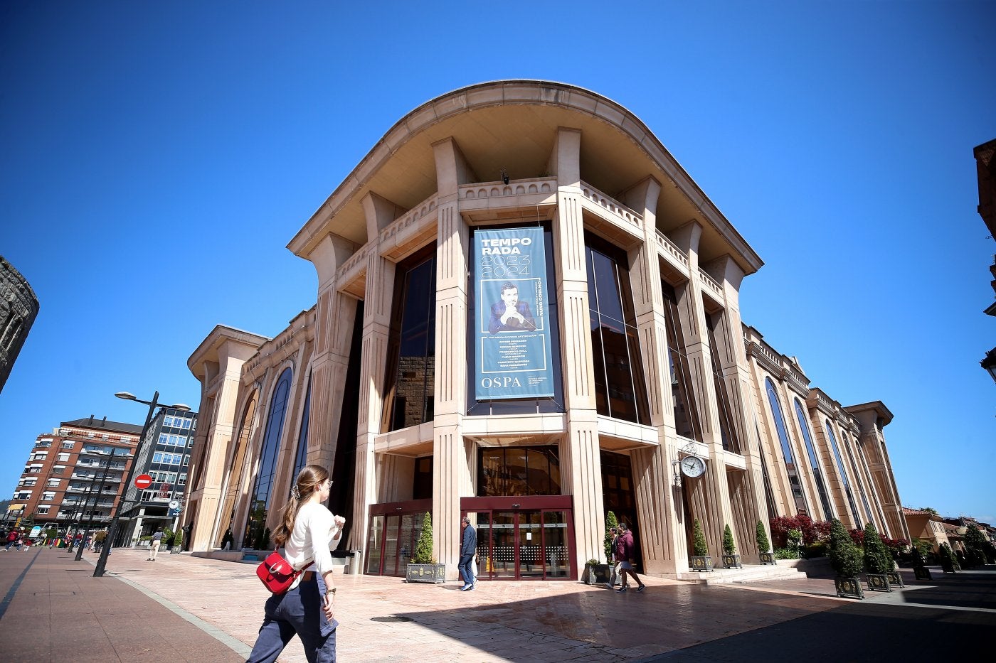 La fachada del Auditorio Príncipe Felipe, que será reformado para adaptarse a la norma antiincendios.